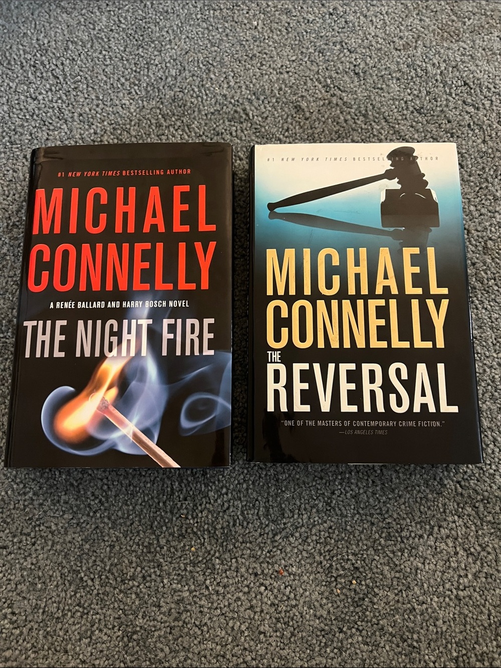 Michael Connelly Hardcover Book Set - The Reversal & The Night Fire